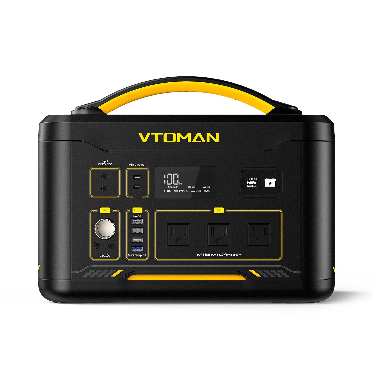 jump 1500x power station has 12 output port