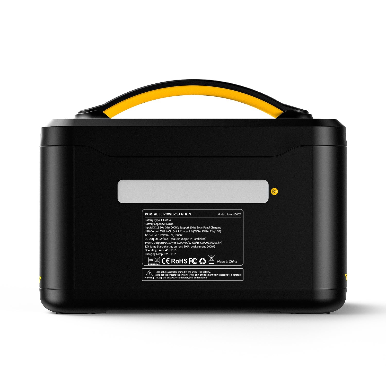 jump 1500x power station with a led light