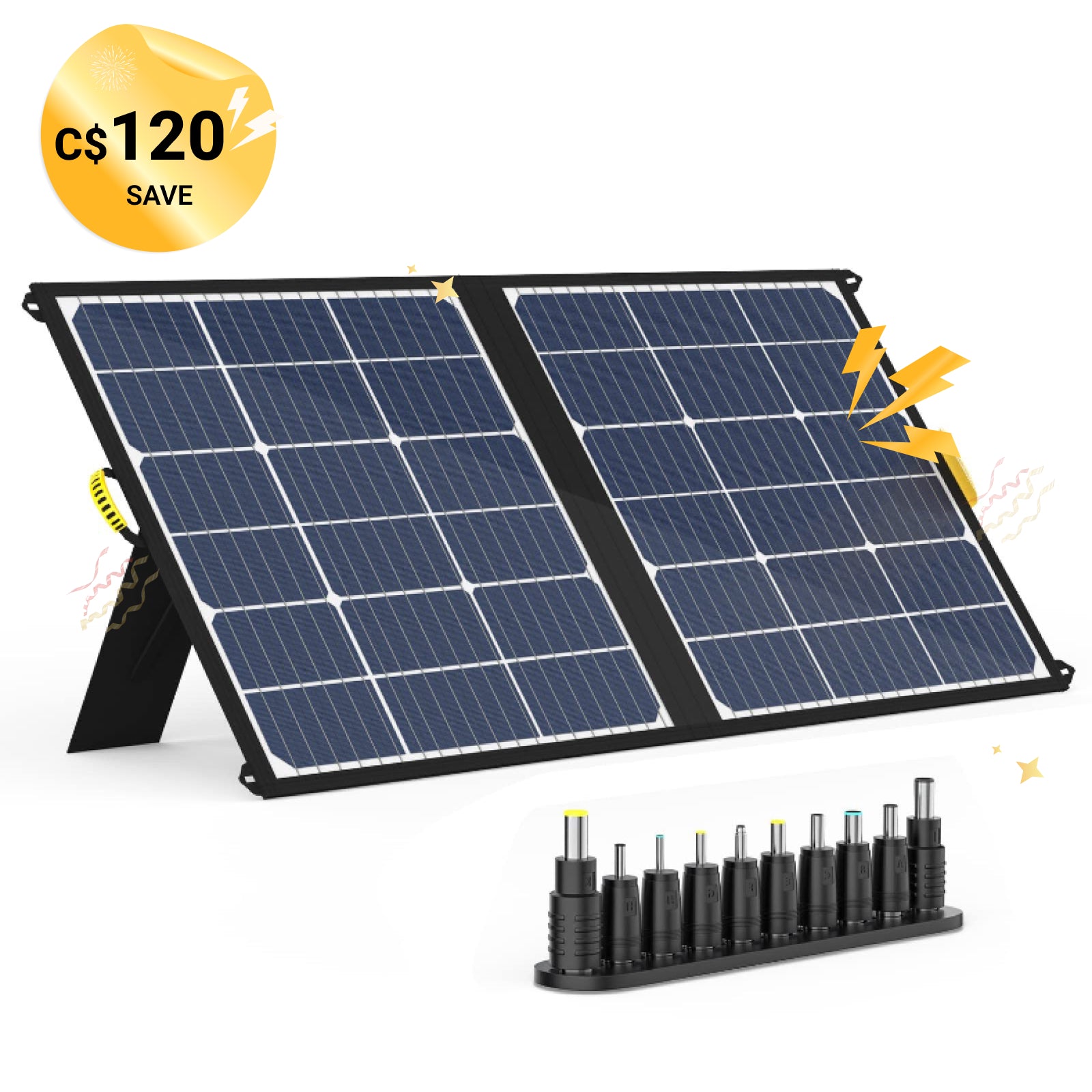 VTOMAN 100W Foldable Solar Panel