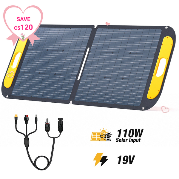 Panneaux solaires portables pliables VTOMAN 110W