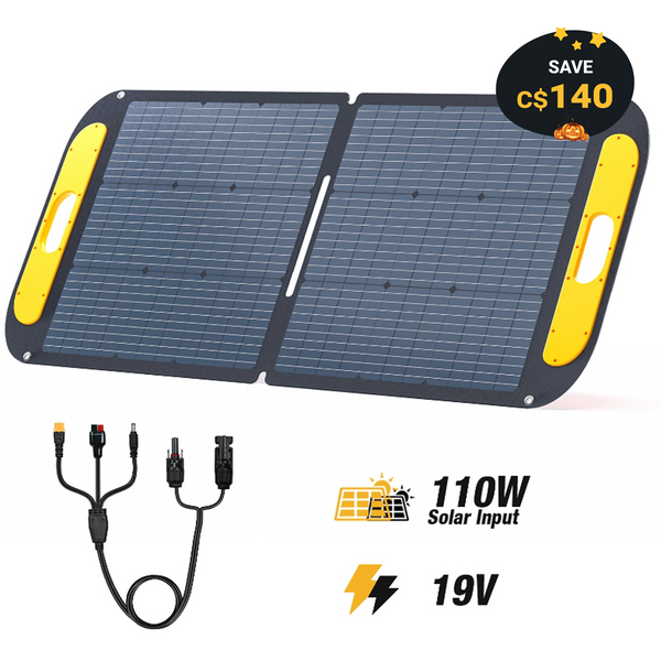 VTOMAN 110W Foldable Portable Solar Panels