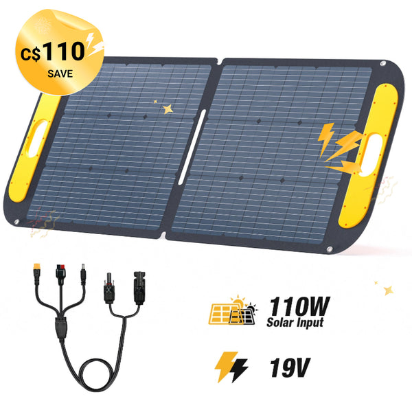 VTOMAN 110W Foldable Portable Solar Panels