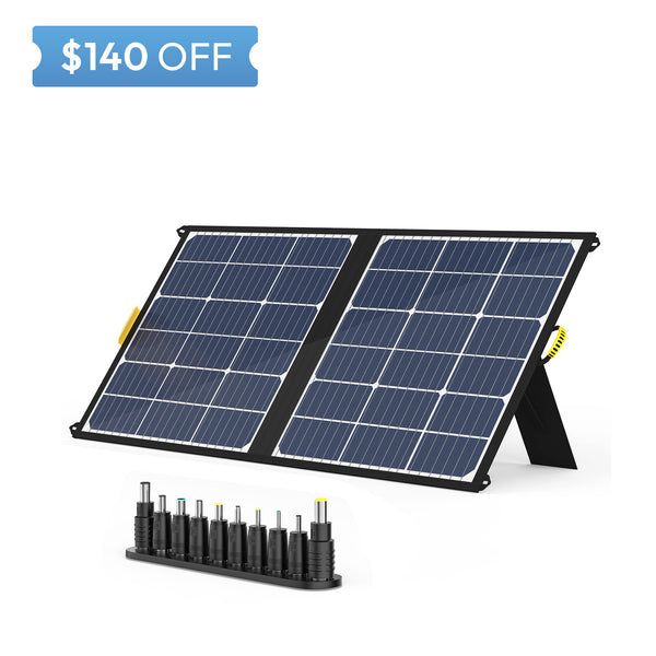100w solar panel save $140 in summer sale