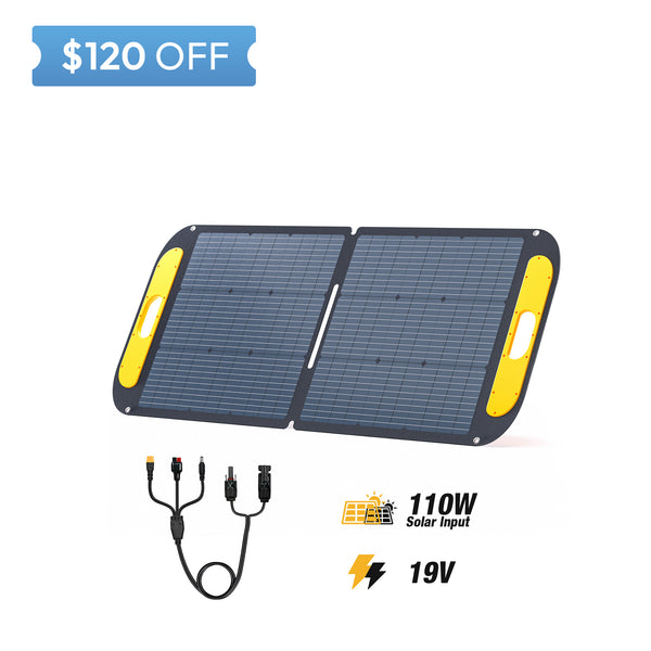 110W solar panel save $120 in summer sale