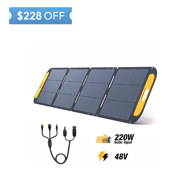 VS220 Pro solar panel save $228 in summer sale
