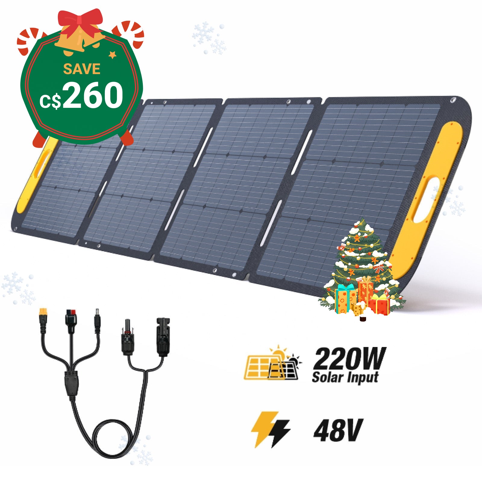 VTOMAN VS220 Pro 220W Portable Solar Panel