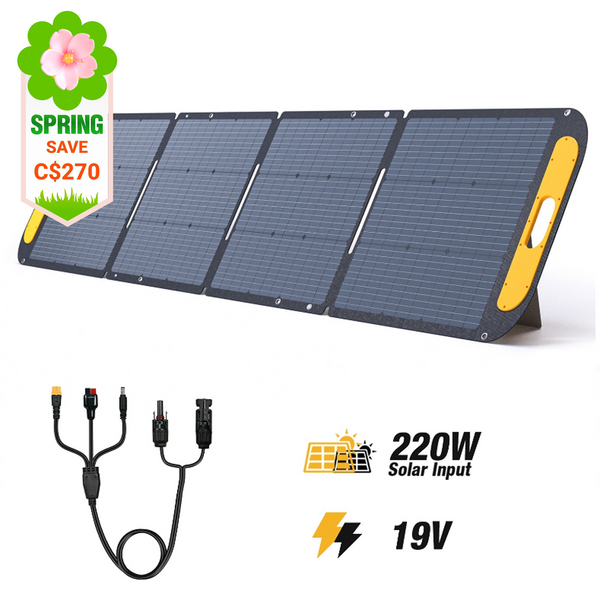 VTOMAN 220W Portable Solar Panel