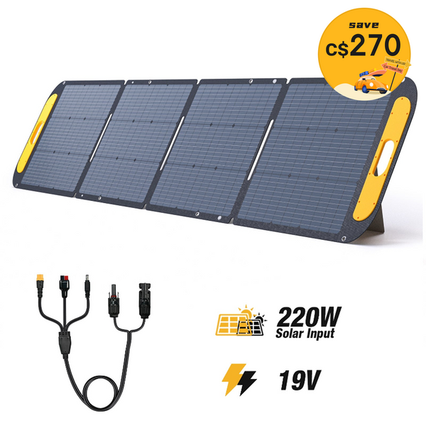VTOMAN 220W Portable Solar Panel