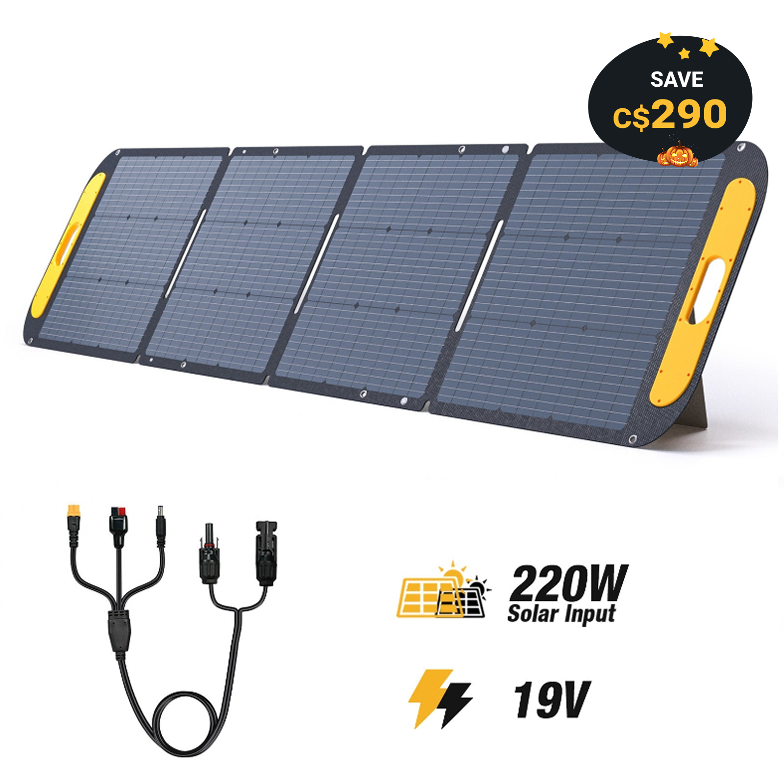 Panneau solaire portable VTOMAN 220W