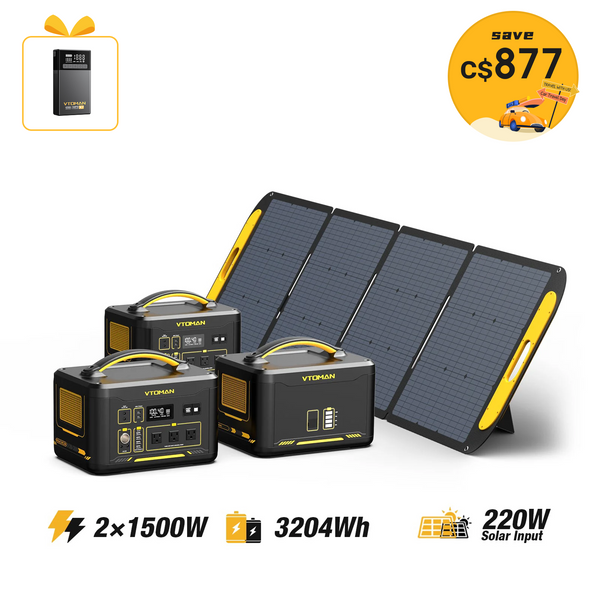 Générateur solaire Jump 1500W/3204Wh 220W