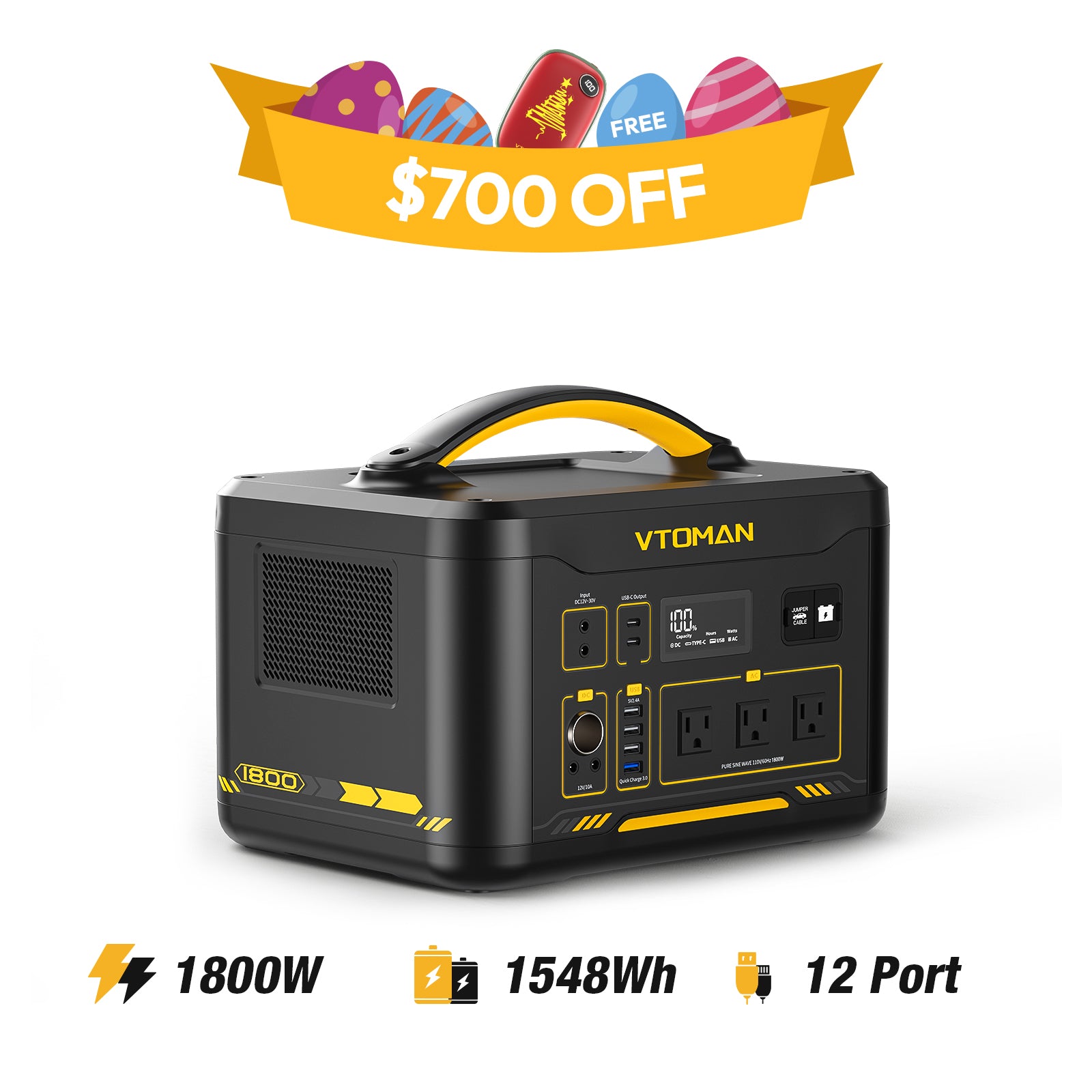 VTOMAN Jump 1800 CA.VTOMAN
