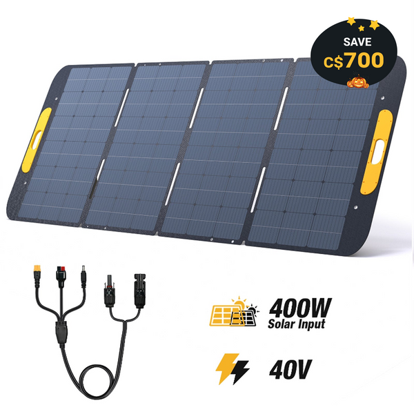 VTOMAN 400W Foldable Portable Solar Panels