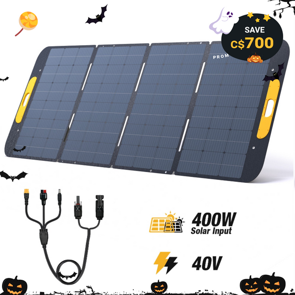 VTOMAN 400W Foldable Portable Solar Panels