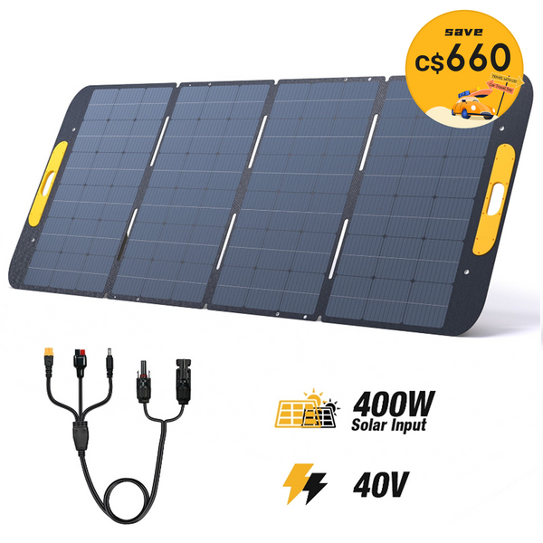 VTOMAN 400W Foldable Portable Solar Panels