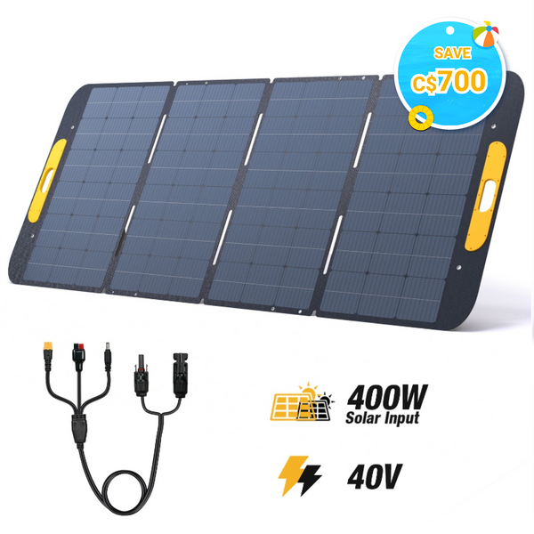 Panneaux solaires portables pliables VTOMAN 400W