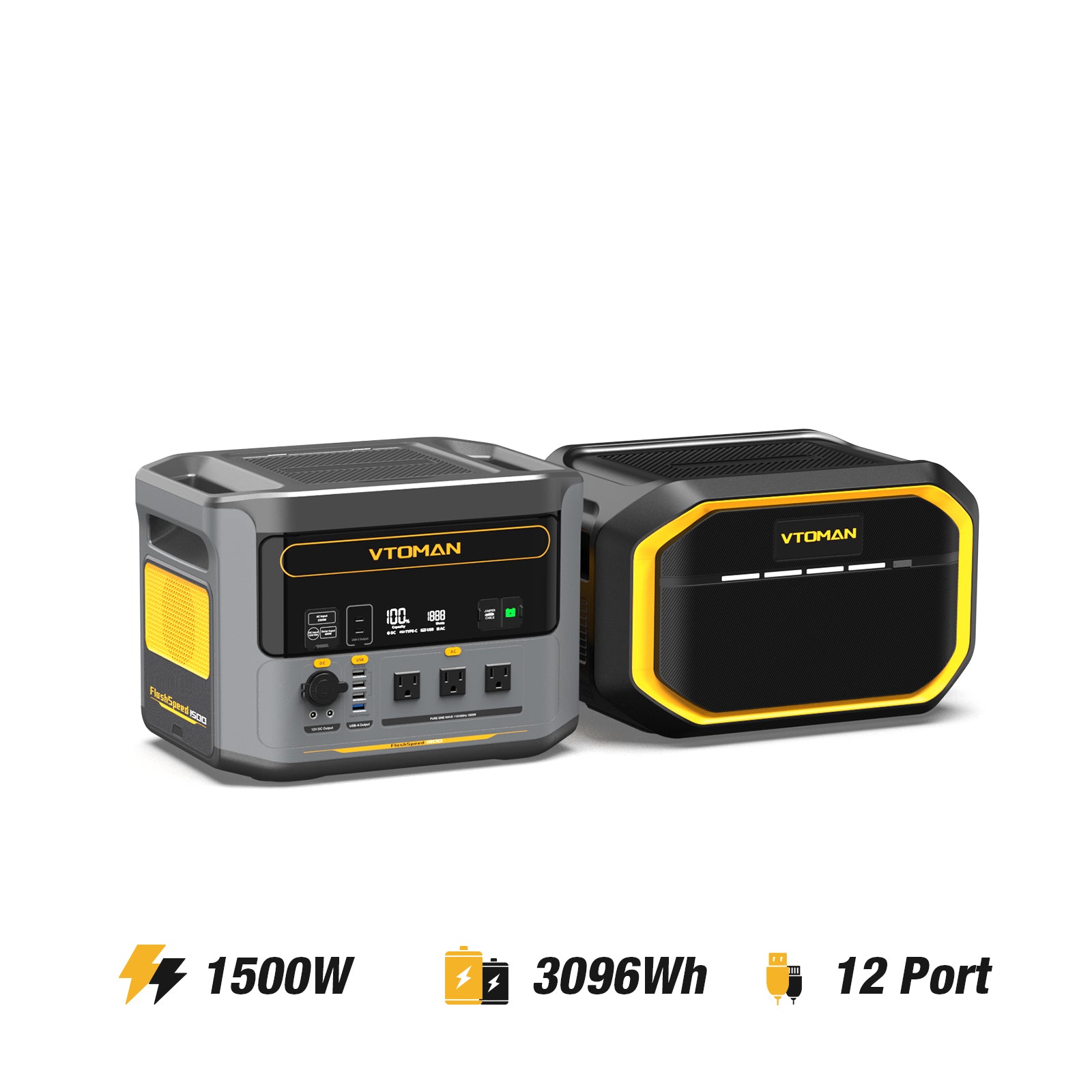 Bundle FlashSpeed ​​1500 + batterie supplémentaire 1548Wh