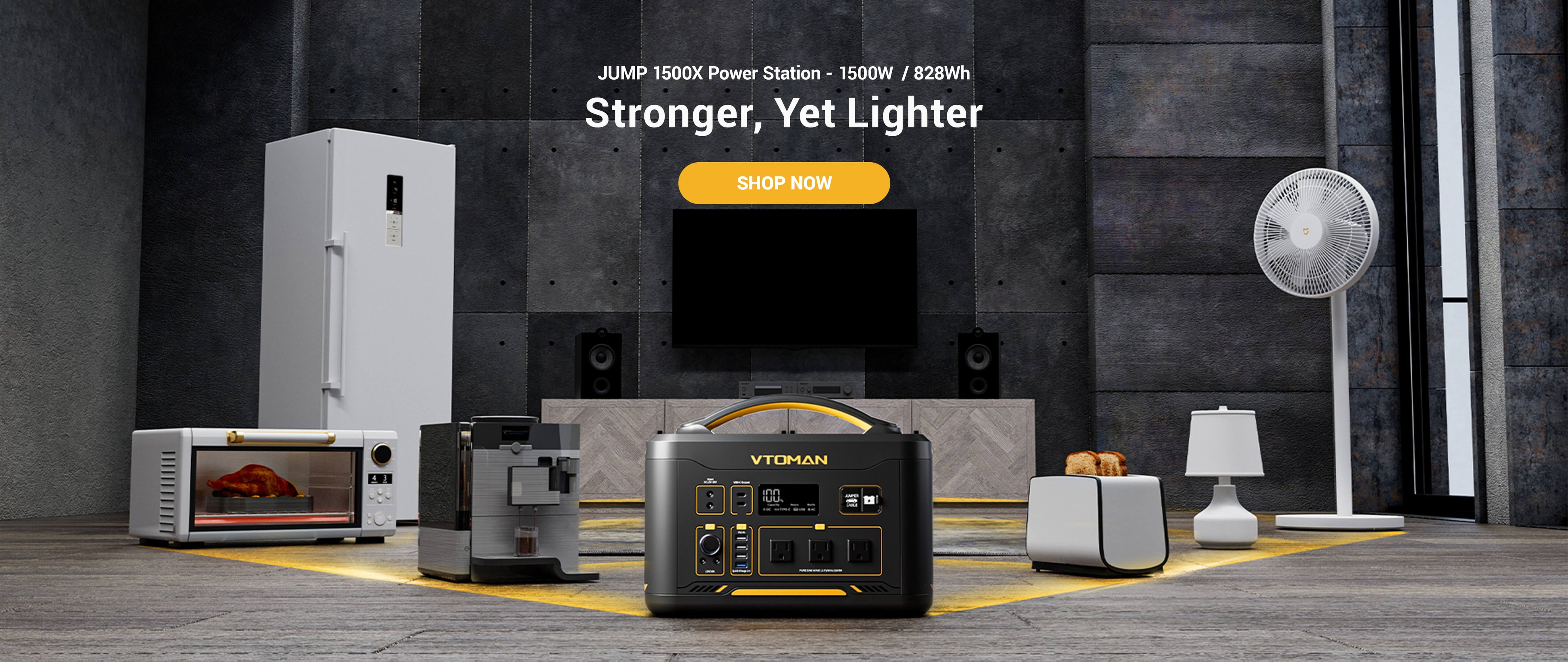 VTOMAN 1500X power stations-1500W strong output