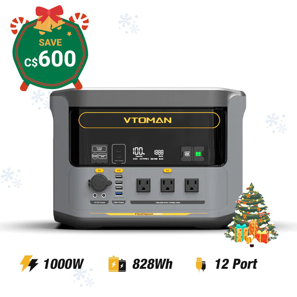 VTOMAN FlashSpeed 1000 Power Station 828Wh | 1000W