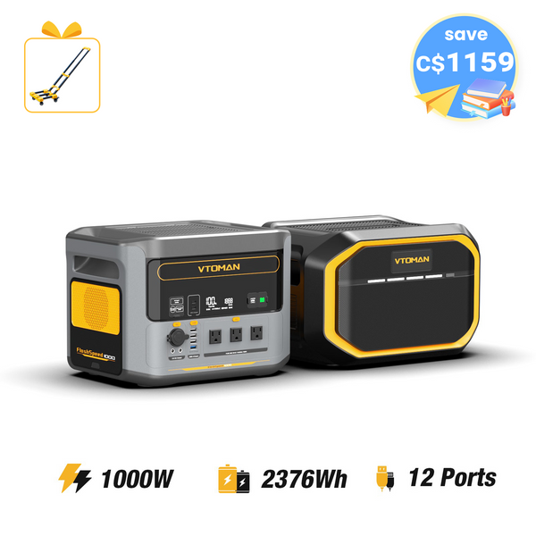 Bundle FlashSpeed 1000 + 1548Wh Extra Battery