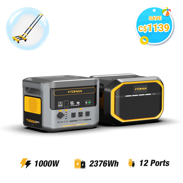 Bundle FlashSpeed 1000 + 1548Wh Extra Battery