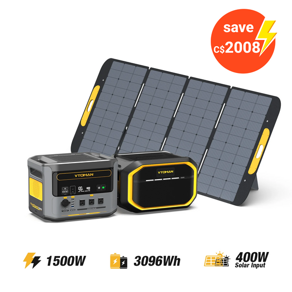 Bundle FlashSpeed 1500 +1548Wh Extra Battery + 400W Solar Panel