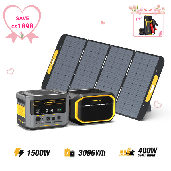 Bundle FlashSpeed 1500 +1548Wh Extra Battery + 400W Solar Panel