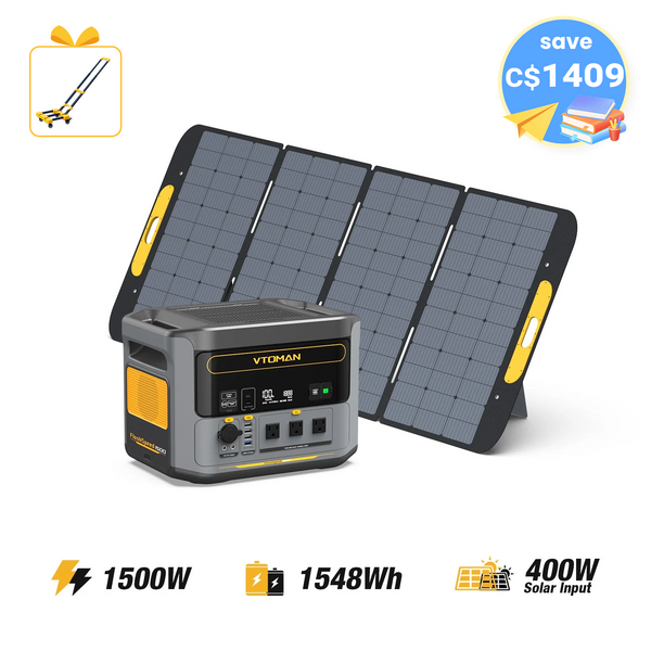 Générateur solaire FlashSpeed ​​1500W/1548Wh 400W 