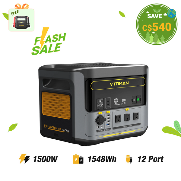 VTOMAN FlashSpeed 1500 Power Station