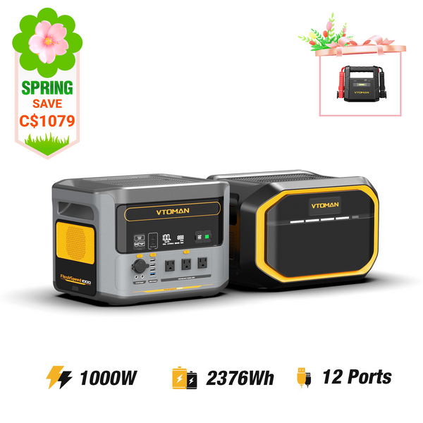 Bundle FlashSpeed 1000 + 1548Wh Extra Battery