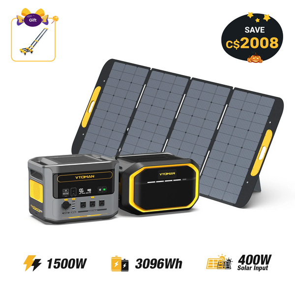 Bundle FlashSpeed 1500 +1548Wh Extra Battery + 400W Solar Panel