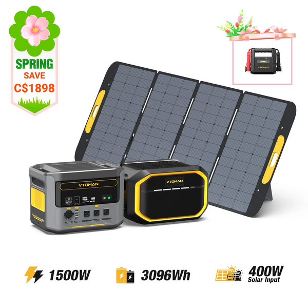 Bundle FlashSpeed 1500 +1548Wh Extra Battery + 400W Solar Panel