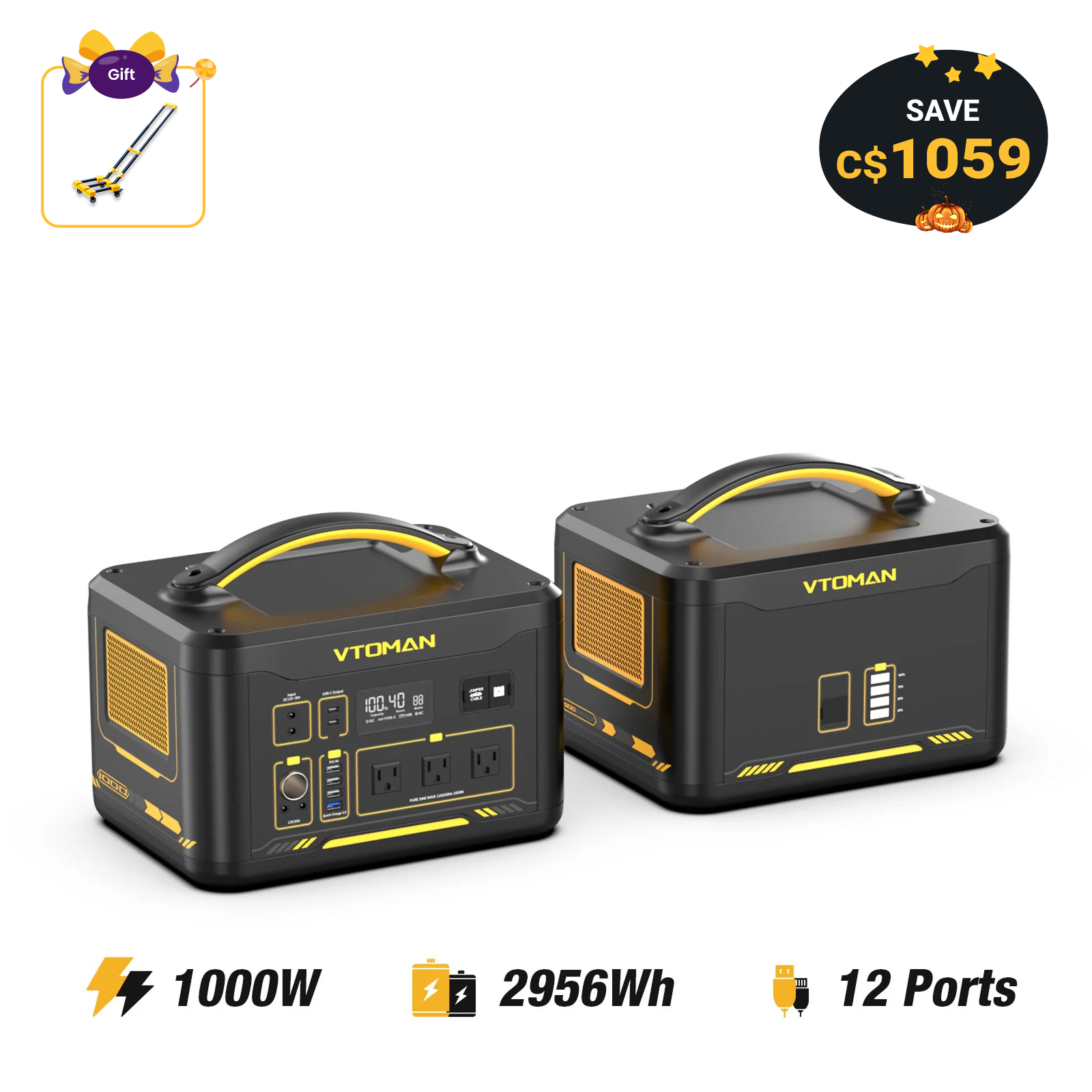 Bundle Jump1000+Batterie supplémentaire