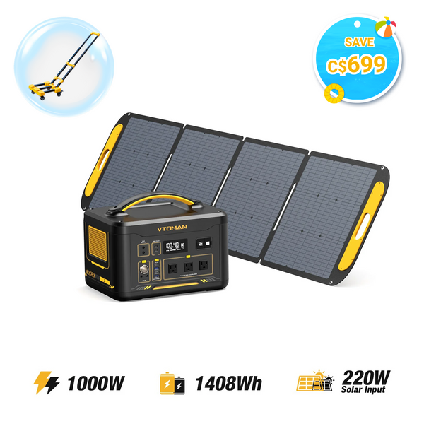 Générateur solaire Jump 1000W/1408Wh 220W