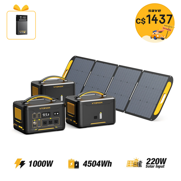 Générateur solaire Jump 1000W/4504Wh 220W