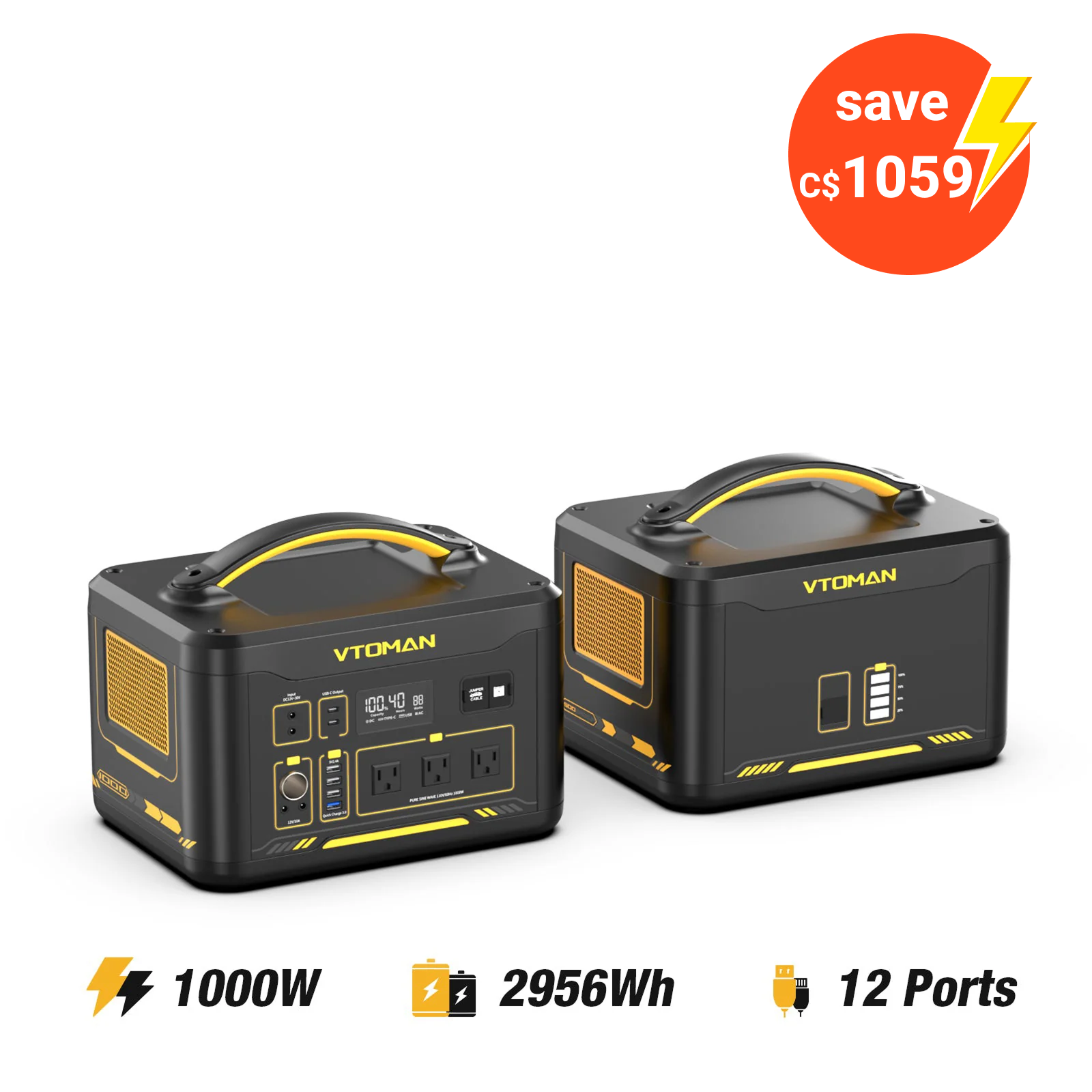 VTOMAN Jump 1548Wh Extra Battery