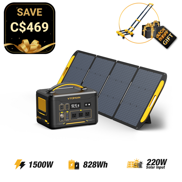 Générateur solaire Jump 1500W/828Wh 220W