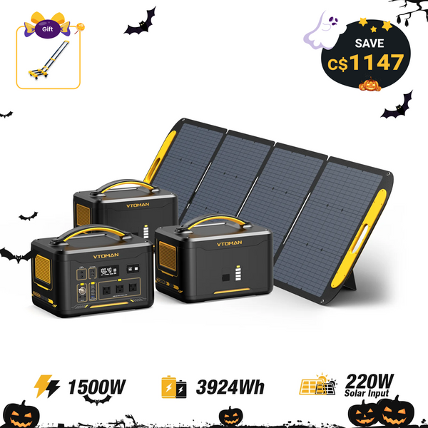 Jump 1500W/3924Wh 220W Solar Generator