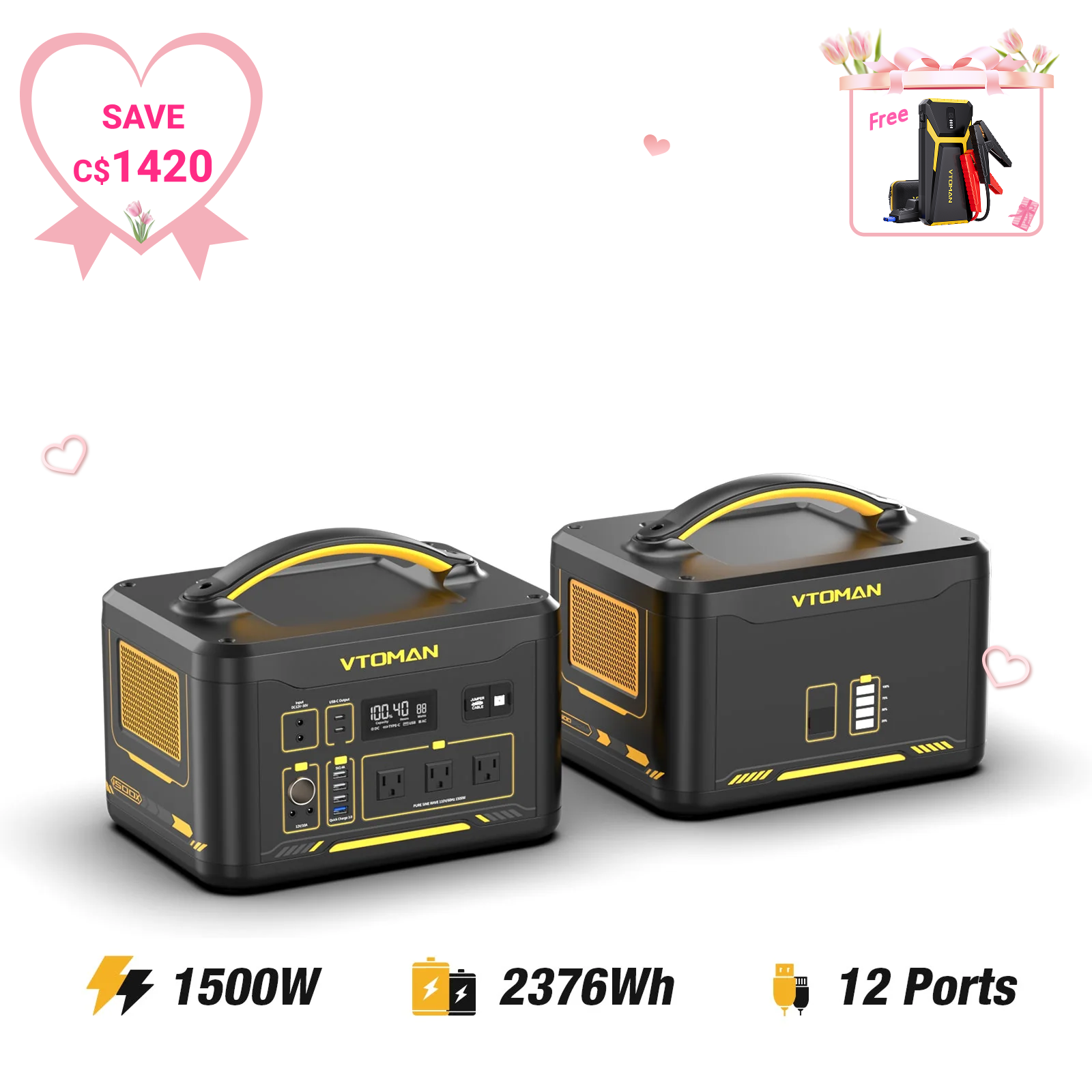 VTOMAN Saut 1500X
