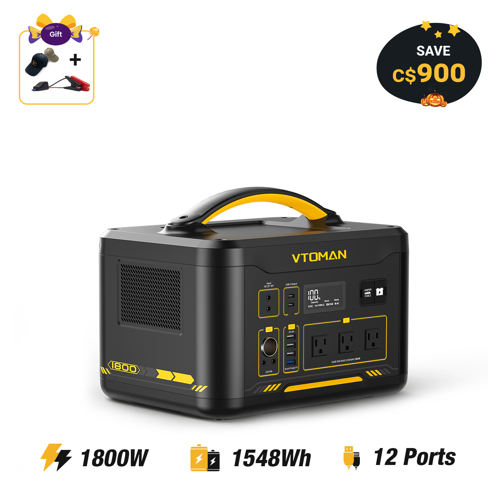 VTOMAN Jump 1800 Power Station