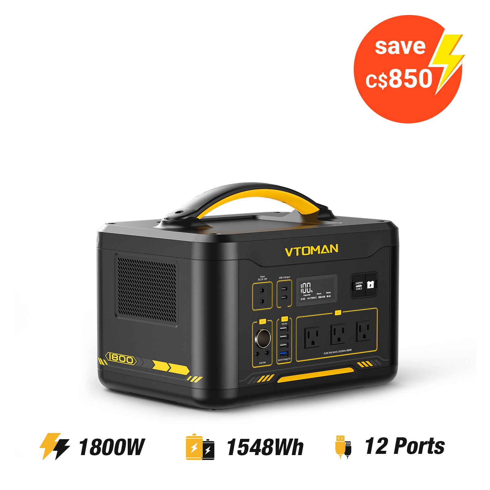 VTOMAN Jump 1800 Power Station