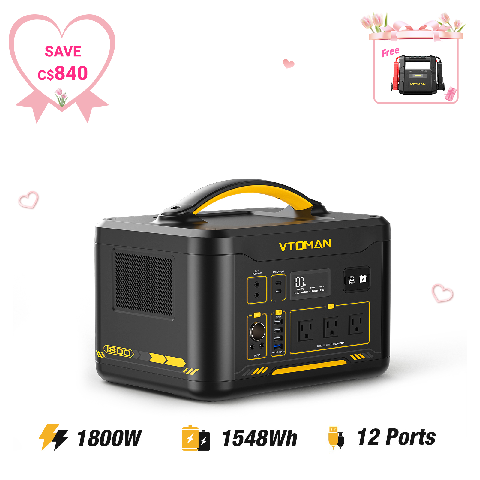 VTOMAN Jump 1800 Power Station