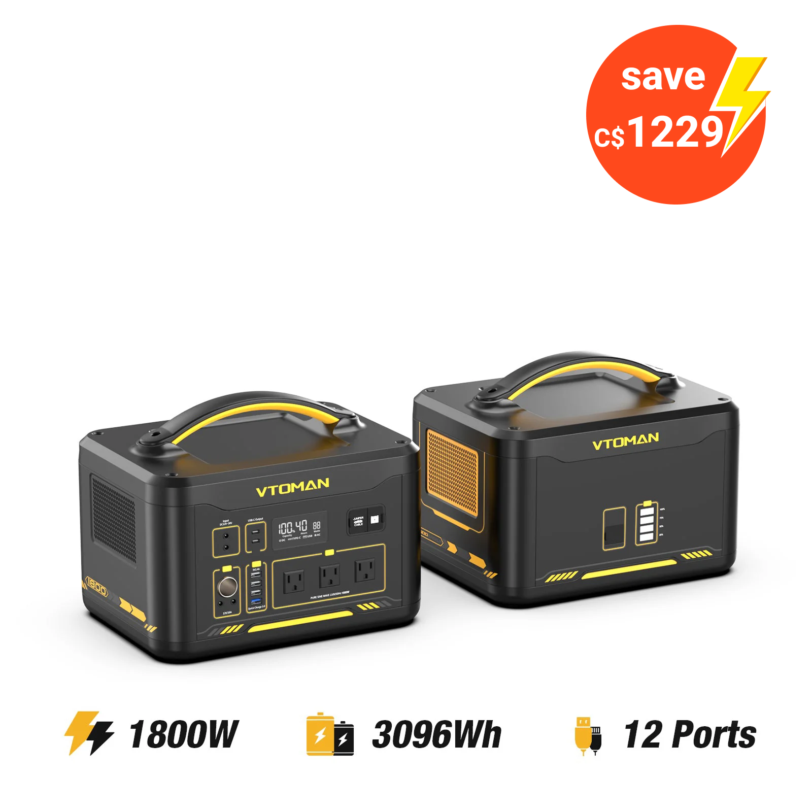 VTOMAN Jump 1548Wh Extra Battery