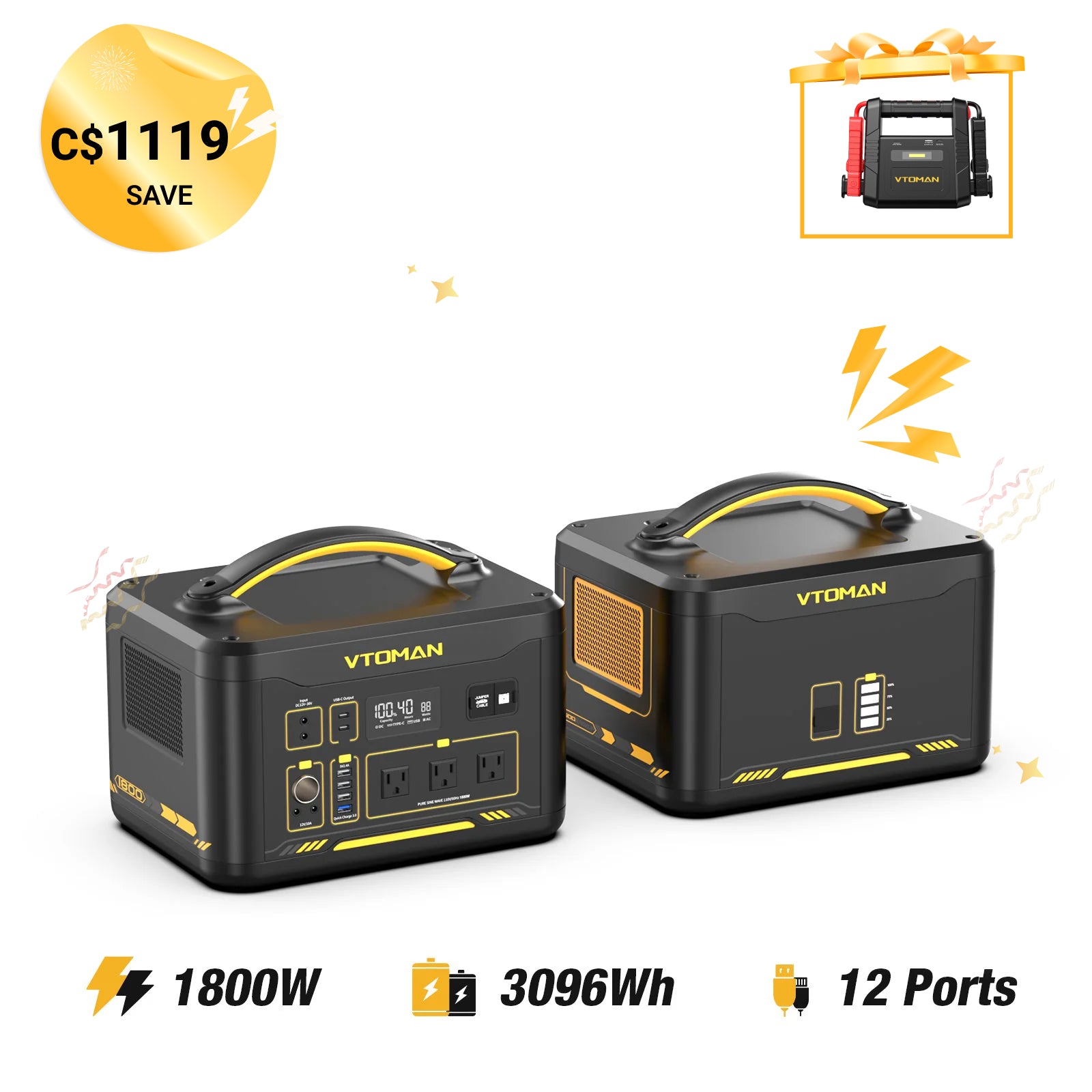 VTOMAN Jump 1548Wh Extra Battery