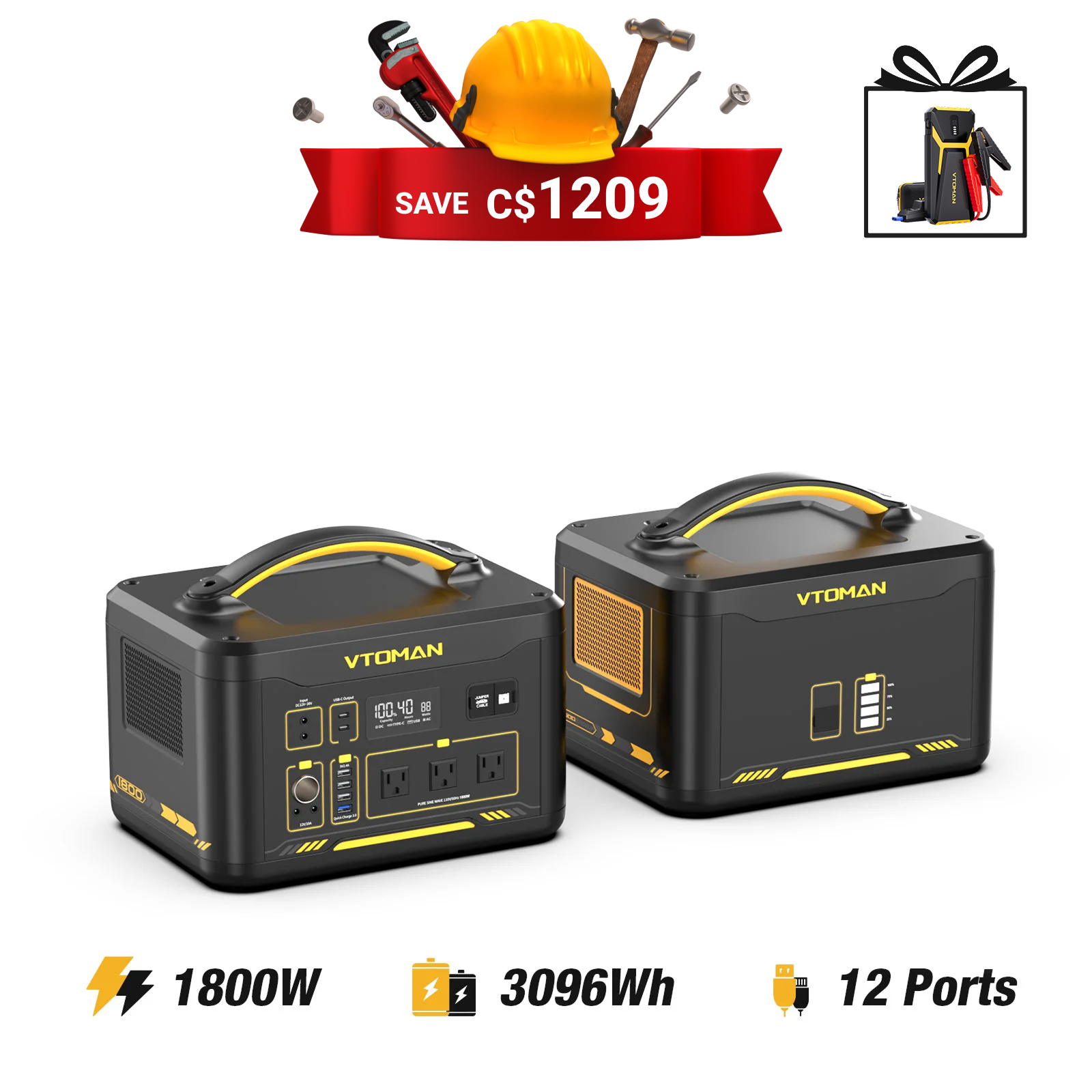 VTOMAN Jump 1800 Power Station