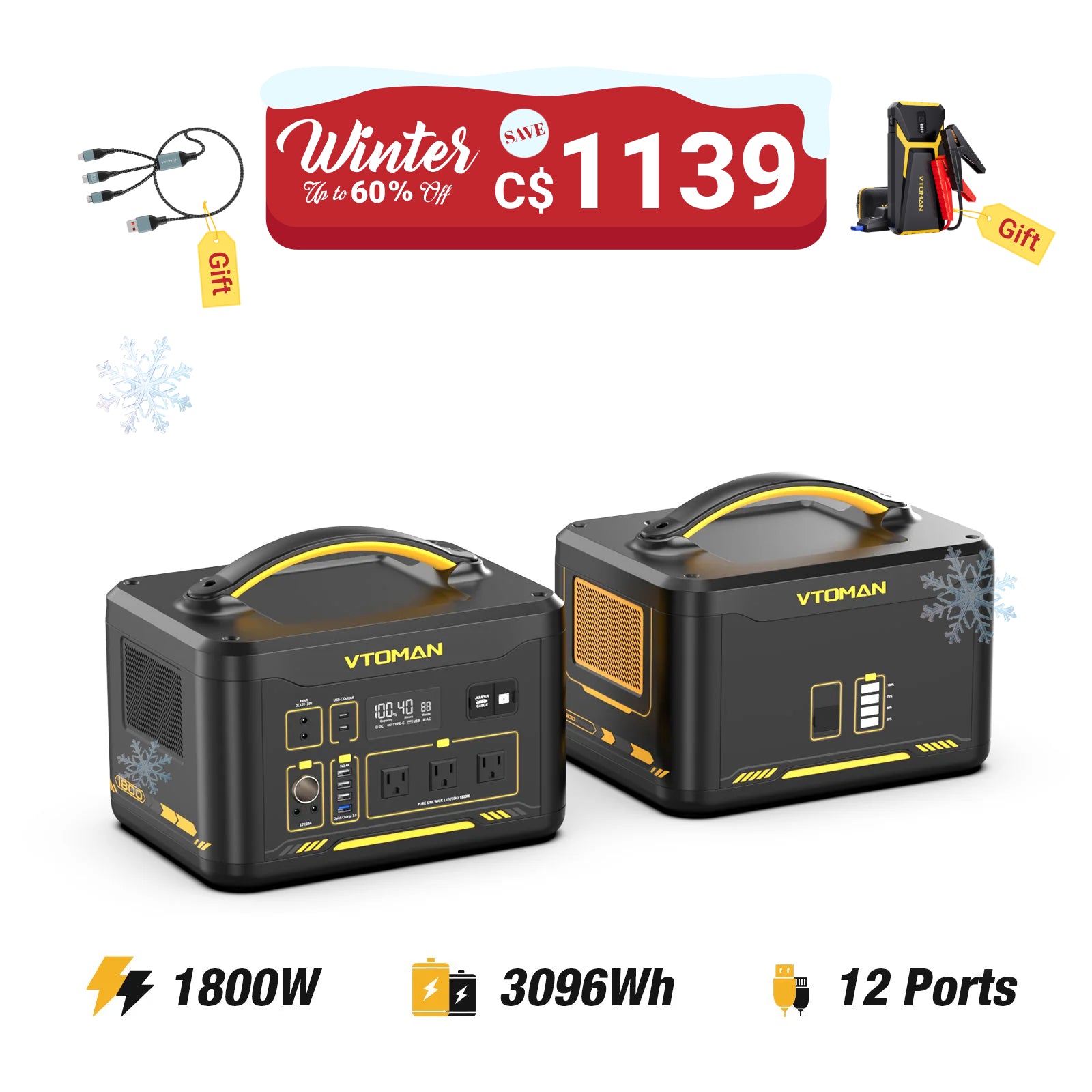 VTOMAN Jump 1548Wh Extra Battery