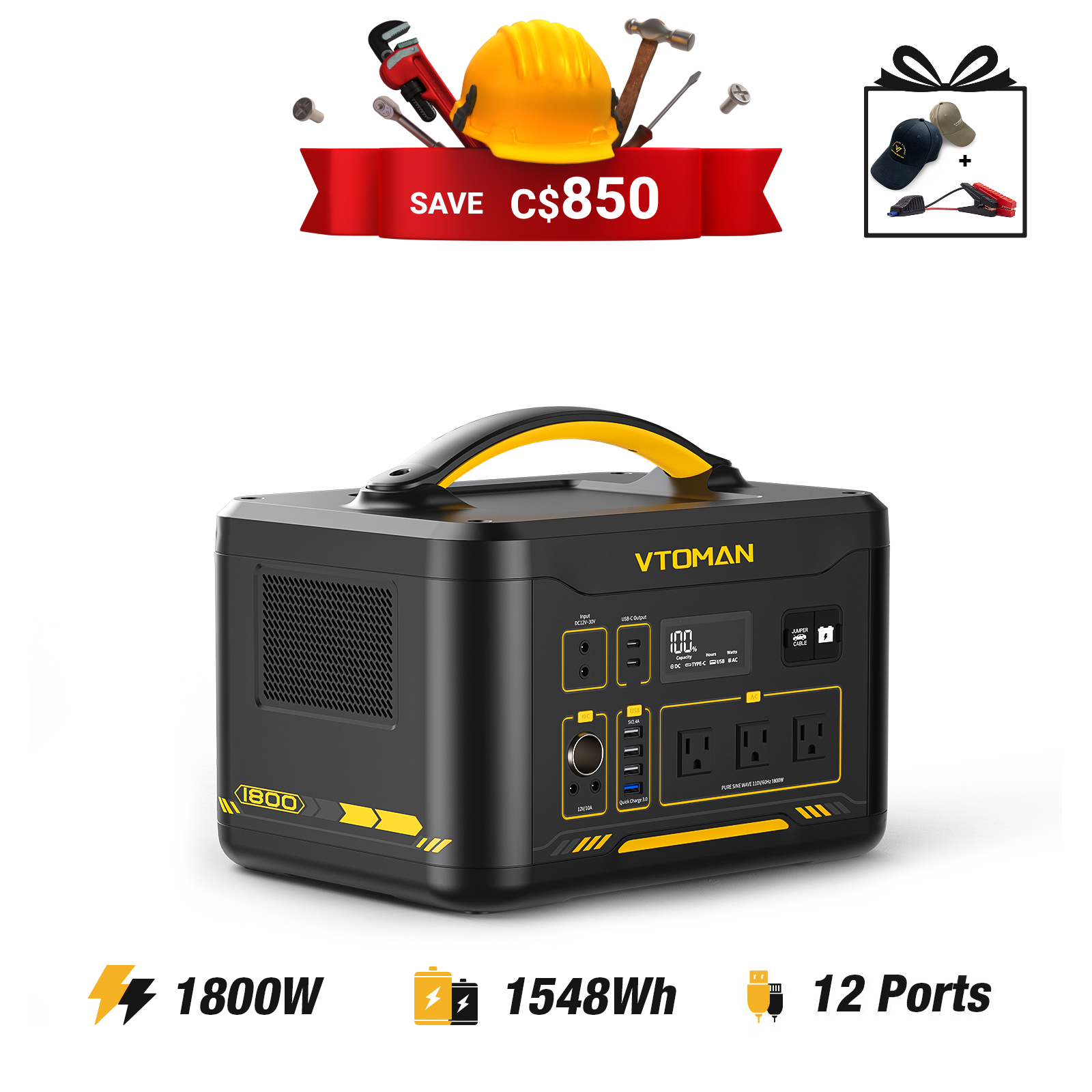 VTOMAN Jump 1800 Power Station