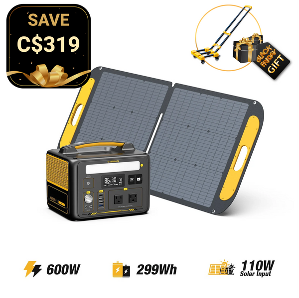 Générateur solaire Jump 600W/299Wh 110W