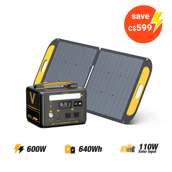 Jump 600W/640Wh 110W Solar Generator