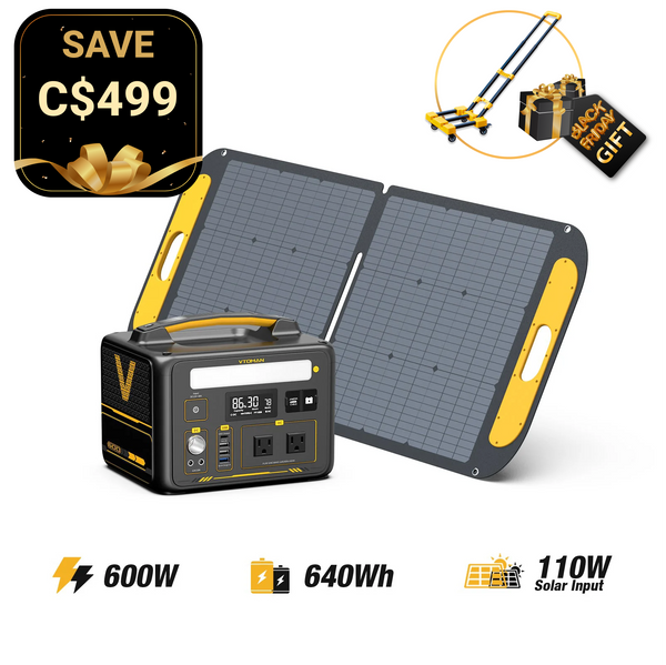 Jump 600W/640Wh 110W Solar Generator