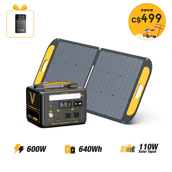 Générateur solaire Jump 600W/640Wh 110W